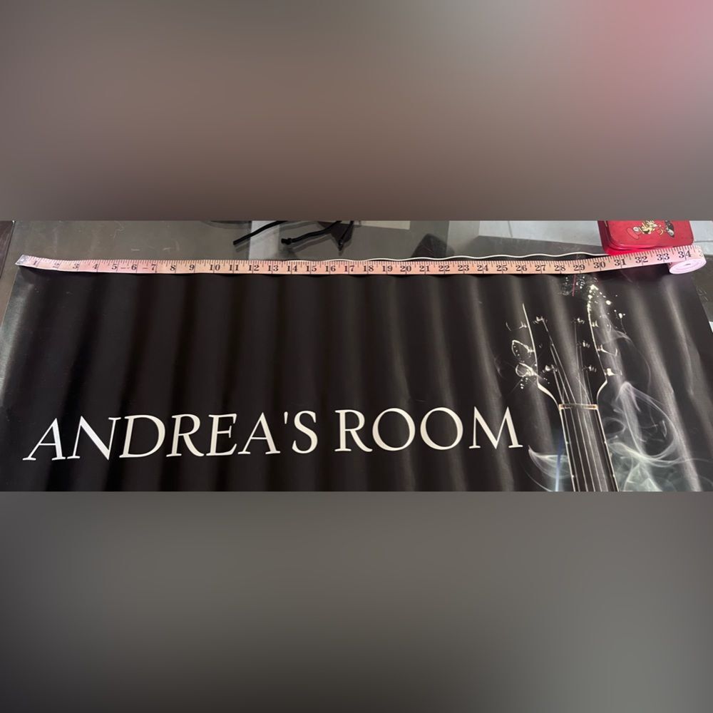 Andrea Rock guitar Room poster - Picture 2 of 3
